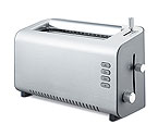 DeLonghi DTT312 2-Slice Toaster - Brushed Aluminum and Grey