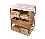 Designer Series Wood Case Storage Table