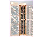 Designer Series Curved Corner 76 Bottle Wine Racks