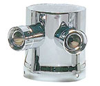DT-2HK Two Product Tower Adapter - Chrome