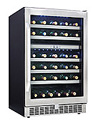 Danby DWC153BLSST 51 Bottle Dualzone Built-In Wine Refrigerator