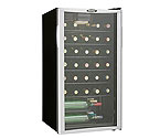 Danby DWC350BLPA 35-Bottle Wine Cooler with Platinum Door Trim