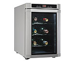 Danby DWC620PL-SC 6 Bottle Wine Cooler - Platinum