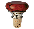 Rosewood Flat-Top Cork Wine Stopper