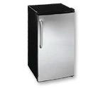 Summit FF43ESSSTB Black 3.6 cf Refrigerator - SS Door/Towel Bar Handle