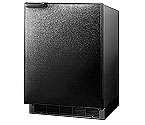 Summit BI605B 6.0 cf Built-in Refrigerator-Freezer - Black