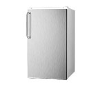 Summit FF41ESSSTB White 3.6 cf Refrigerator - SS Door/Towel Bar Handle