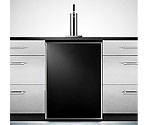 Summit Kegerator SBC490BIFR Built-In Keg Beer Dispenser