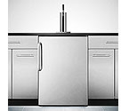 Summit Kegerator SBC490BISSTB Built-in Beer Cooler w/ Stainless Steel Door