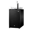 Summit SBC570B Kegerator Beer Cooler Tap Dispenser - Black Cabinet and Door