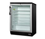 Summit SCR600BLPUB 5.5 Cu. Ft. Commercial Beverage Cooler with Glass Door