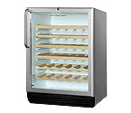 Summit SWC6GBLCSSWO 51-Bottle Wine Refrigerator w/Wooden Wine Shelves