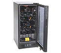 Haier HVC15BBH 31 Bottle Built-in Wine Refrigerator with Black Door