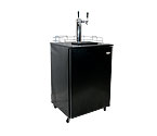 Haier HBF05EABNK-2 Kegerator Dual Faucet - Black Cabinet with Black Door