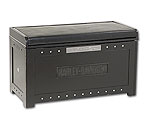 Harley-Davidson HDL-13601-V - Bar & Shield Flames Storage Bench - Vintage Black