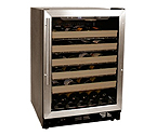 Haier HVCE24CBH 50 Bottle Stainless Steel Built-in Wine Refrigerator