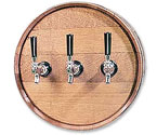 Solid Oak Barrel Head Dispenser