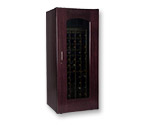 Le Cache Contemporary Series Model 1400 172-Bottle Wine Cellar in Chocolate Cherry Finish