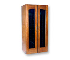 Le Cache Contemporary Series Model 2400 Wine Cellar - 286-Bottle Capacity, Provincial Cherry Finish