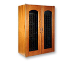 Le Cache Contemporary Series Model 3800 458-Bottle Wine Storage Cabinet in Provincial Cherry Finish