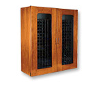 Le Cache Contemporary Series Model 5200 622-Bottle Wine Cabinet - Provincial Cherry Finish