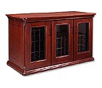 Le Cache European Country Euro Credenza 180-Bottle Wine Cellar - Classic Cherry Finish