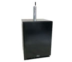 Marvel 61HK-BB-F Built-in Kegerator with Black Cabinet & Door