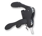 Metrokane Black Original Rabbit Corkscrew Wine Opener in Black