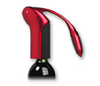 Metrokane Vertical Rabbit Corkscew Wine Opener in Candy-Apple Red