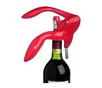 Metrokane Red Houdini Lever Style Corkscew Wine Opener