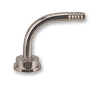 3/16 Inch ID Beer Line Brass Bent Tailpiece