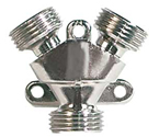 FF-020 3 Way Wall Bracket for beer line