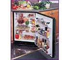 Marvel 61AR-BS-F Built-in All Refrigerator with Monochromatic Black Cabinet & Stainless Steel Door