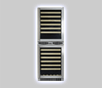 Marvel 66SWCE 108-Bottle Built-in Dual Zone Wine Cellar