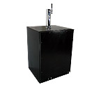 Marvel 61HK-BB-O Built-in Kegerator with Black Cabinet & Custom Overlay Door