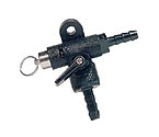 Plastic 1-Way Beer Gas Distributor