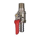 Gas Shut Off with Check Valve - 3/8