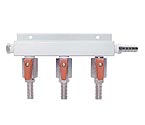 751-018 Aluminum 3-Way Kegerator Air Line Distributor