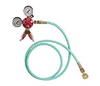 Wall Mount 2-Product Double Gauge Co2 Regulator w/6' High Pressure Hose