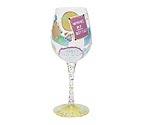 New Mommy Wine Glass by Lolita Love My Wine Stemware Collection