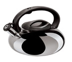 Oggi 7196.0 Stainless Steel Whistling Kettle - Silver Finish