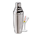 Oggi 7239 Jumbo Party Stainless Steel Cocktail Shaker