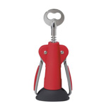 Oggi 7306.2 Red Jumbo Corkscrew and Bottle Opener with Stand