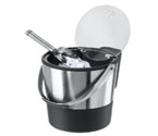 Oggi 7311 Double Wall Ice Bucket with Flip Top Lid and Stainless Steel Ice Scoop