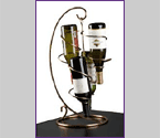 Table Tendril 4-Bottle Wine Rack - Copper