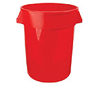 Brute - 32 Gallon Red Keg Bucket with Plastic Handles