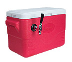 CB281R - Single Faucet Jockey Box - 28 Quarts, 50-ft. Stainless Steel Coil