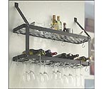 Two-Tier Wall-Mounted Rack
