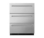 Summit SPF5DSSTB 3 Drawer Undercounter All Freezer