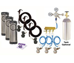 Kegco Three Keg Homebrew Party Kegerator Kit - Ball Lock